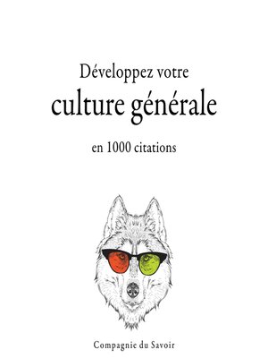 cover image of Développez votre culture générale en 1000 citations